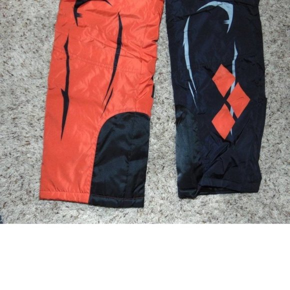 *Snow Pants sz 4 DC Comics Harley Batman Black Red Waterproof Zip Winter Girls - Picture 7 of 7